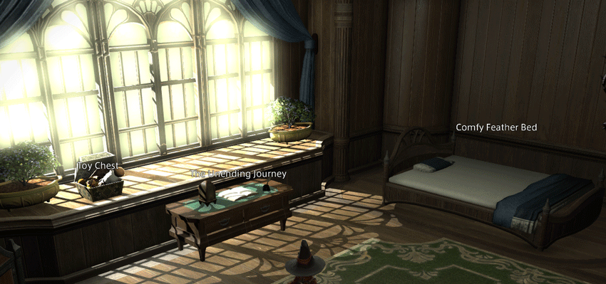 FF14 カーラインカフェ宿屋の中の様子